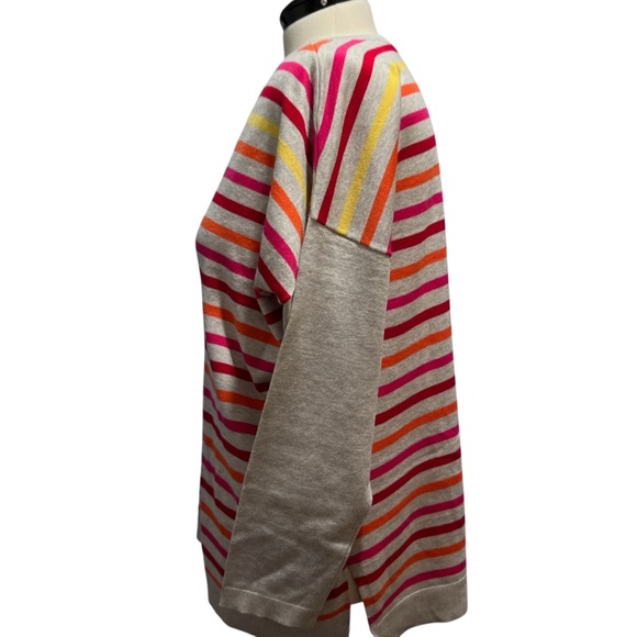 NWOT. Lane Bryant multi color striped sweater.
Sz. 22/24. - Picture 2 of 6